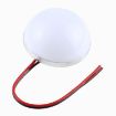 48mm 3W Semi-circular LED Bulbs, DC 12V - White Light - 3