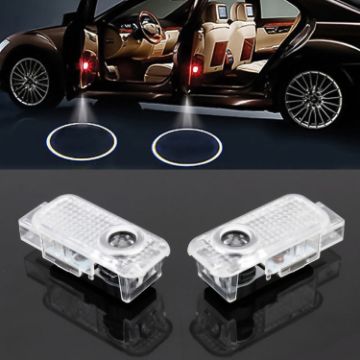 2 PCS DC12V Car Door Logo Light for Volkswagen Touareg 2004-2010 - 1