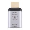 Type-C to HDMI Adapter - Aluminium Alloy - Female to Male - 3