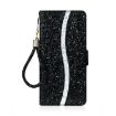 Huawei P Smart (2019) Glitter Leather Case - Black - 2