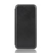 OnePlus 5T Carbon Fiber Texture Flip Case - Black - 2