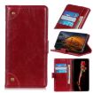Sony Xperia 5 II Leather Case - Wine Red - 1