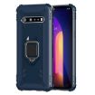 LG V60 ThinQ Carbon Fiber Protective Case with 360 Degree Rotating Ring Holder - 1
