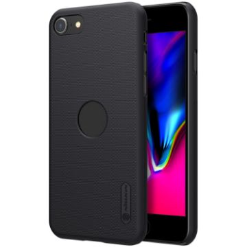 NILLKIN Frosted PC Case for iPhone SE 2022/SE 2020/8/7 - Black - 1