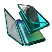 Samsung Galaxy S9 Magnetic Metal Frame Double-sided Tempered Glass Case - Green - 5