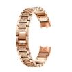 Rose Gold Diamond Stainless Steel Band for Fitbit Charge 3 - 2