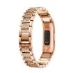 Rose Gold Diamond Stainless Steel Band for Fitbit Charge 3 - 3