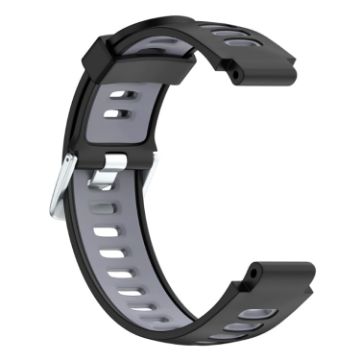 Garmin Forerunner 735 XT Silicone Watch Band Black Grey - 1