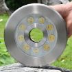 12W Color Changing LED Underwater Fountain Light - Stainless Steel - 6