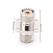UHF SO239 Female To Female RF Connector Adapter - Panel Mount - Google Shopping - 5