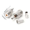 UHF Female Jack SO239 Crimped RF Connector Coaxial Adapter - 10 PCS - 3