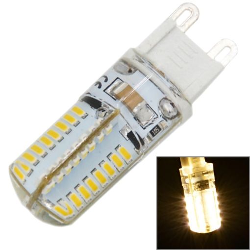 G9 4W 210LM 64 LED SMD 3014 Corn Light Bulb, Warm White - 1