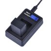 Smart LCD USB Dual Charger for PANASONIC DMW-BMB9E (T) - 5
