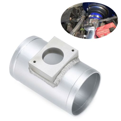 76mm XH-UN601 Car Engine Air Flow Meter Flange for Mitsubishi Lancer - 1