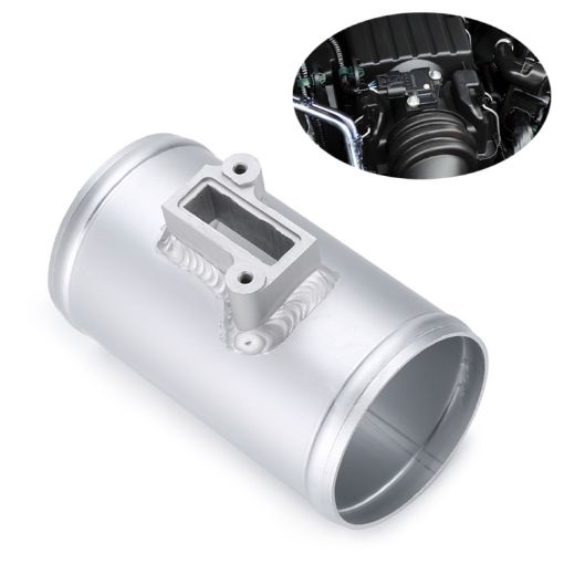 76mm XH-UN605 Car Engine Air Flow Meter Flange for Honda/Ford/Nissan - 1