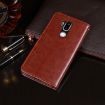 LG G7 ThinQ Crazy Horse Texture Leather Case - Brown - 3
