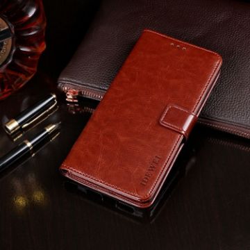 OPPO R15 Pro Crazy Horse Texture Leather Case - Brown - 1