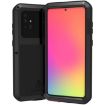 LOVE MEI Metal Shockproof Waterproof Case for Galaxy A71 - Black - 1