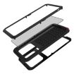 LOVE MEI Metal Shockproof Waterproof Case for Galaxy A71 - Black - 2