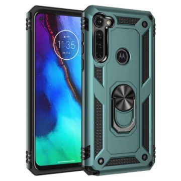 Motorola Moto G Stylus Shockproof TPU + PC Protective Case (Green) - 1