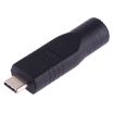 5.5 x 2.5mm Female to USB-C Male Plug Adapter - Connector - 2