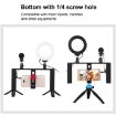 PULUZ 4-in-1 Vlogging Live Broadcast Ring LED Selfie Light Smartphone Video Rig - 6
