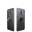Metal Ring Holder 360 Degree Rotating TPU Case for OPPO RENO Z - Black+Rose Gold - 3