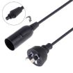 E14 Chandelier Lamp Holder with Extension Cable - AU Plug - 2