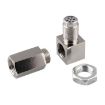 Car Oxygen Sensor Spacer Engine Light CEL Check Bung Mini Catalytic Converter - 5