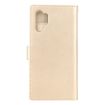 GOOSPERY RICH DIARY PU + TPU Leather Case for Galaxy Note 10+ (Gold) - 3