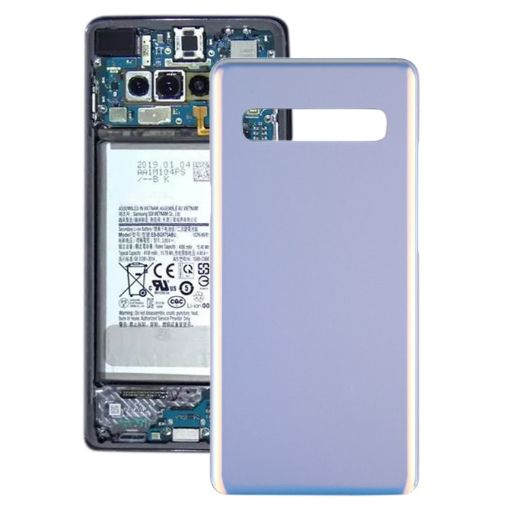 Galaxy S10 5G Battery Back Cover - Silver - 1