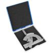High Carbon Steel Trimmer Protractor Angle Measuring Ruler - 5