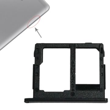 Galaxy Tab A 8.0 SIM Card Tray + Micro SD Tray - Black - 1