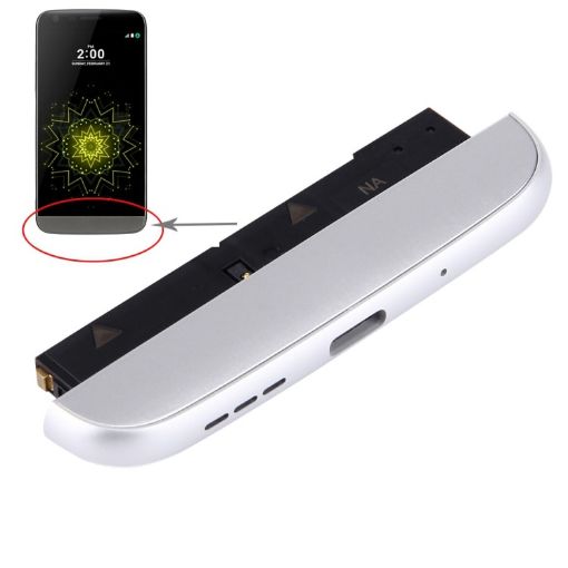 LG G5 Charging Dock + Microphone + Speaker Module Silver - 1