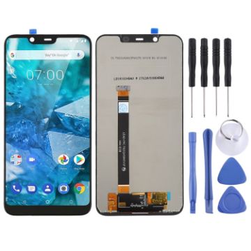 TFT LCD Screen for Nokia X7 / 8.1 / 7.1 Plus TA-1131 - Black - 1