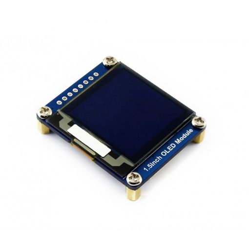 Waveshare 128x128 OLED Display Module - 16 Gray Scale - SPI/I2C Interface - 1