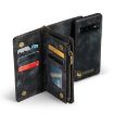 Samsung Galaxy S10 CaseMe-008 Flip Leather Phone Case (Black) - 5