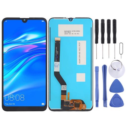 OEM LCD Screen for Huawei Y7 (2019) with Digitizer - Black - 1