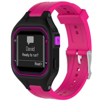 Garmin Forerunner 25 Watch Band - Female Adjustable (Rose Red) - 1