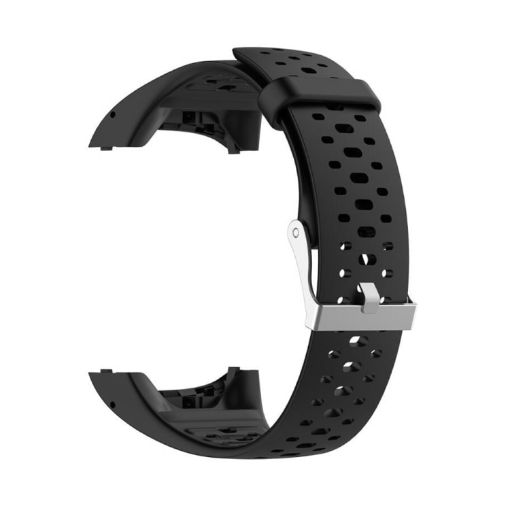 Black Silicone Sport Watch Band for POLAR M400 / M430 - 1
