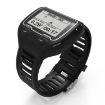 Black Silicone Watch Band for Garmin Forerunner 910XT - 4
