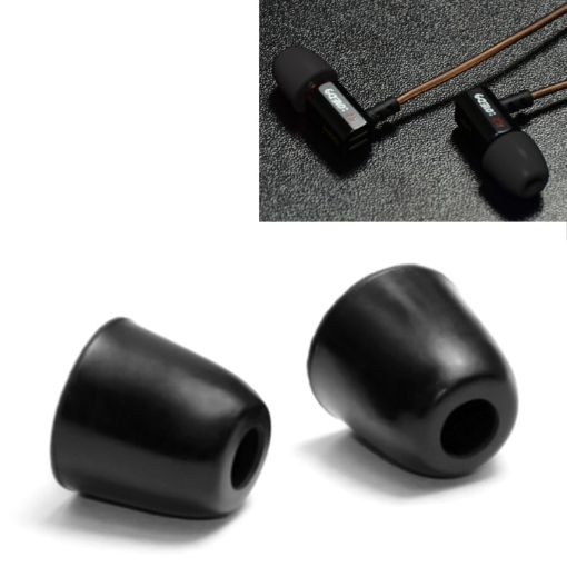 KZ Soft Memory Foam Earbuds - Black - 1
