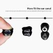 KZ Soft Memory Foam Earbuds - Black - 4