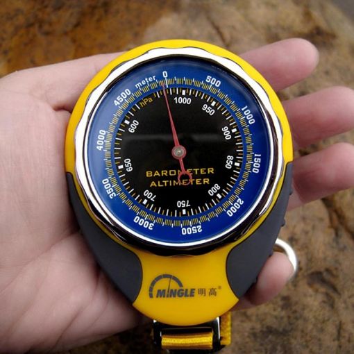 MINGLE BKT381 Multi-function Altimeter with Compass & Barometer & Thermometer - 1