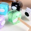 Deli Mini Pig Pencil Sharpeners - 10 PCS, Kids Friendly, Random Color Delivery - 1