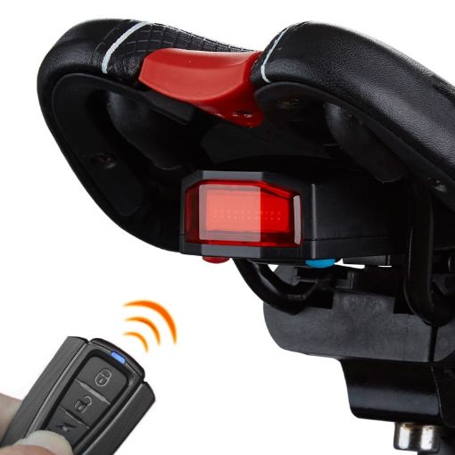 ANTUSI A6 USB Charging COB Light Source Smart Cycling Bike Tail Light - 1