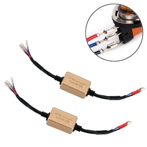 2 PCS H15 LED Headlight Canbus Error Free Warning Canceller Resistor - 1