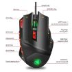 HXSJ S800 Wired Mechanical Gaming Mouse - 6000 DPI, LED Light - 3