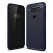 LG V30 Carbon Fiber Shockproof TPU Rugged Armor Case - Navy - 1