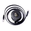 REXLIS 2m CAT6 Retractable Flat RJ45 Ethernet Network LAN Cable - 3